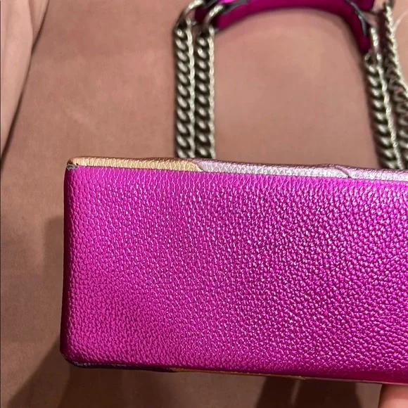 Kurt Geiger Pink and Purple Shoulder Bag THE KENSINGTON - Picture 3 of 14